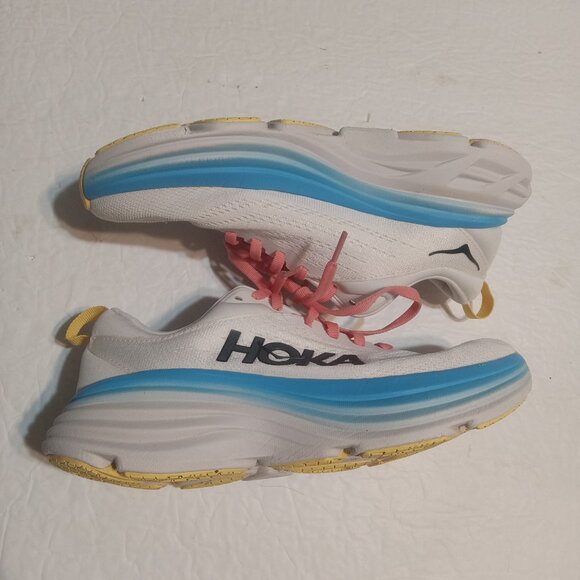 Hoka One One Women's Bondi 8 Running/Walking Shoes 7B 1127952 BSW - Picture 4 of 7